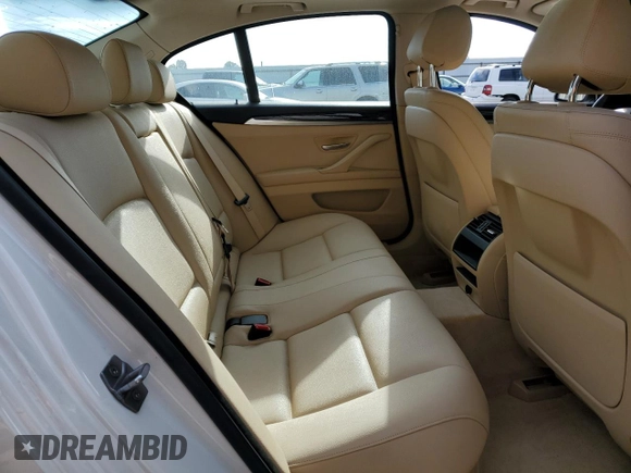 2015 BMW 5 Series 528i with VIN WBA5A5C58FD522722, listed as a Copart auction lot 51345595 with 68,683 mi miles and Salvage Title. Bid and sale history available at DreamBid. Image 10.