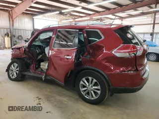 2016 Nissan Rogue SV with VIN KNMAT2MTXGP687680, listed as a Copart auction lot 49692535 with Not Provided miles and Salvage Title. Bid and sale history available at DreamBid. Image 2.