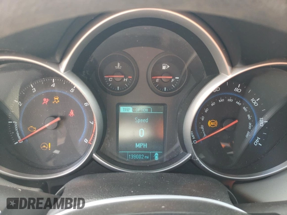 2015 Chevrolet Cruze LS with VIN 1G1PA5SH9F7173942, listed as a Copart auction lot 75904094 with 139,002 mi miles and Non Repairable. Bid and sale history available at DreamBid. Image 9.
