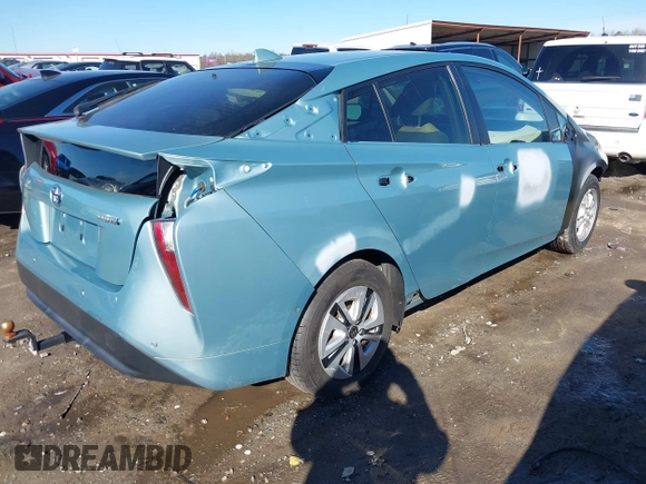 2018 Toyota Prius Two with VIN JTDKBRFU3J3581527, listed as a IAAI auction lot 41304839 with 120,629 mi miles. Bid and sale history available at carsss.com. Image 4.