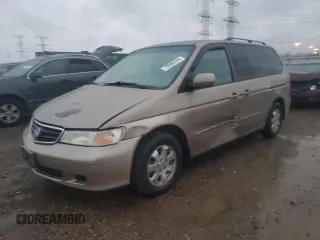 2003 Honda Odyssey EX-L with VIN 5FNRL189X3B074426, listed as a Copart auction lot 84422814 with 148,602 mi miles and Salvage Title. Bid and sale history available at DreamBid. Image 1.