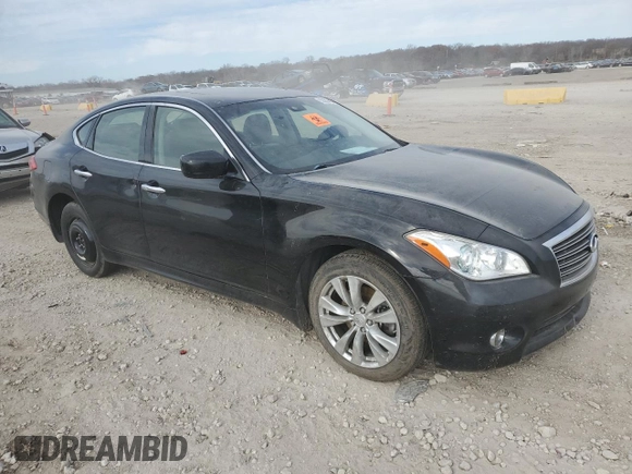 2011 Infiniti M37 with VIN JN1BY1AR2BM371938, listed as a Copart auction lot 82289684 with 0 mi miles and Salvage Title. Bid and sale history available at carsss.com. Image 4.