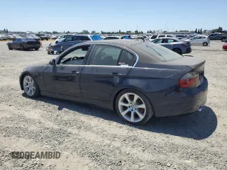 2007 BMW 3 Series 335i with VIN WBAVB73587PA86238, listed as a Copart auction lot 58517825 with Not provided miles and Salvage title. Bid and sale history available at DreamBid. Image 2.