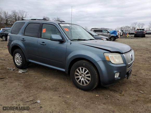 2011 Mercury Mariner Premier with VIN 4M2CN9HG7BKJ00344, listed as a Copart auction lot 47822215 with 107,070 mi miles and Salvage Title. Bid and sale history available at carsss.com. Image 4.