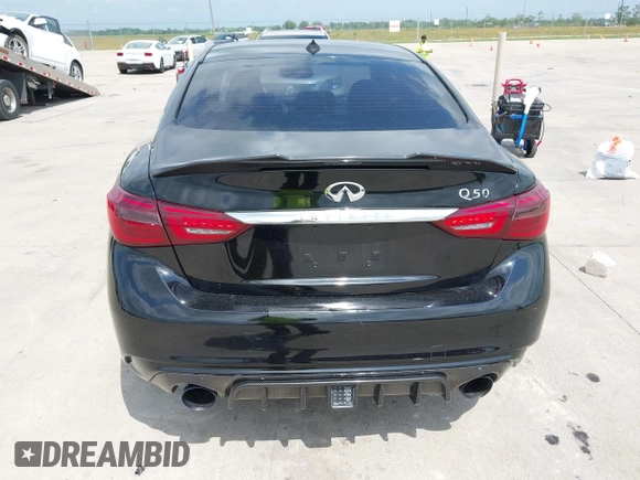 2019 Infiniti Q50 3.0t Signature Edition with VIN JN1EV7AP6KM513666, listed as a IAAI auction lot 42147392 with 99,798 mi miles. Bid and sale history available at carsss.com. Image 16.