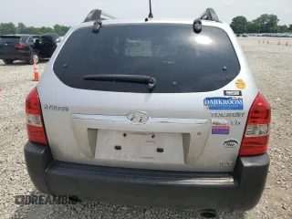 2006 Hyundai Tucson GLS with VIN KM8JN72D46U261840, listed as a Copart auction lot 60743025 with 155,077 mi miles and Salvage title. Bid and sale history available at DreamBid. Image 6.