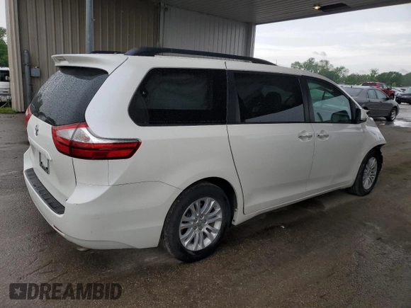2016 Toyota Sienna XLE with VIN 5TDYK3DC8GS729616, listed as a Copart auction lot 59748995 with 144,469 mi miles and Salvage title. Bid and sale history available at DreamBid. Image 3.