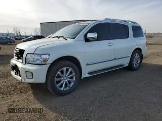 2009 Infiniti QX56 with VIN 5N3AA08C59N901495, listed as a Copart auction lot 78002924 with 127,879 mi miles and Salvage Title. Bid and sale history available at carsss.com. Image 1.
