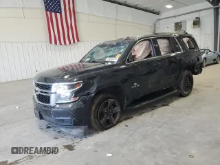 2019 Chevrolet Tahoe LT z VIN 1GNSKBKC5KR186372, wystawiony jako Copart lot #54781565 z przebiegiem 147 318 mil mil oraz Czysty tytuł • Clean title. Historia ofert i sprzedaży dostępna na DreamBid. Obrazek 1.