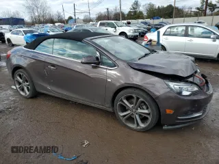 2017 Buick Cascada Premium with VIN W04WH3N5XHG001582, listed as a Copart auction lot 43045885 with 75,173 mi miles and Salvage title. Bid and sale history available at DreamBid. Image 4.