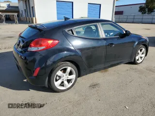 2012 Hyundai Veloster w/Red Int with VIN KMHTC6AD2CU065143, listed as a Copart auction lot 87262524 with 111,448 mi miles and Clean title. Bid and sale history available at DreamBid. Image 3.