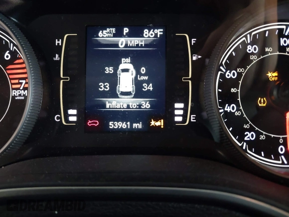2021 Jeep Cherokee Altitude with VIN 1C4PJLLB5MD203569, listed as a IAAI auction lot 42559737 with 53,961 mi miles and . Bid and sale history available at DreamBid. Image 16.