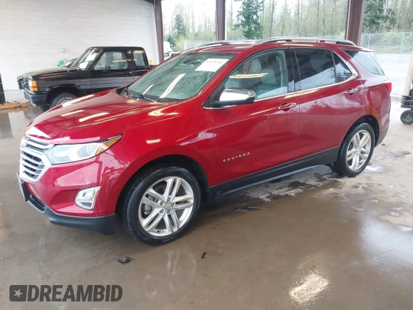 2019 Chevrolet Equinox Premier with VIN 2GNAXYEX8K6223490, listed as a IAAI auction lot 41979705 with 57,462 mi miles. Bid and sale history available at carsss.com. Image 17.