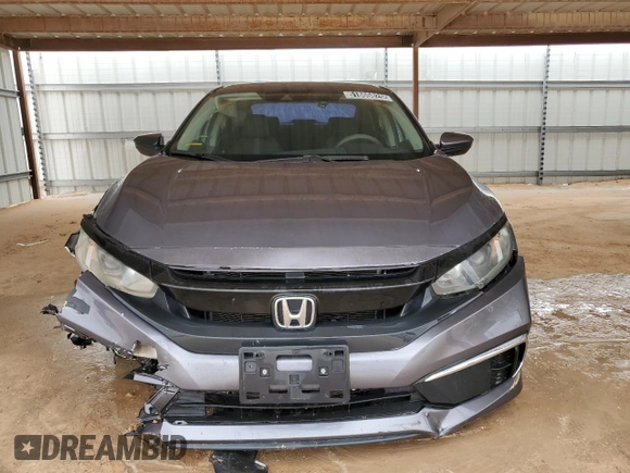 2020 Honda Civic LX with VIN 19XFC2F67LE212639, listed as a Copart auction lot 51865825 with 96,746 mi miles and Clean Title. Bid and sale history available at DreamBid. Image 5.