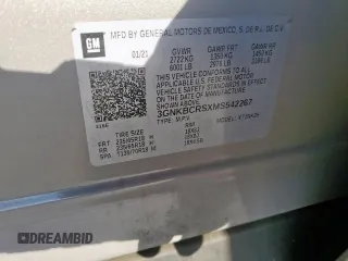 2021 Chevrolet Blazer LT z VIN 3GNKBCRSXMS542267, wystawiony jako Copart lot #55837615 z przebiegiem 53 369 mil mil oraz Szkoda całkowita • Salvage title. Historia ofert i sprzedaży dostępna na DreamBid. Obrazek 12.