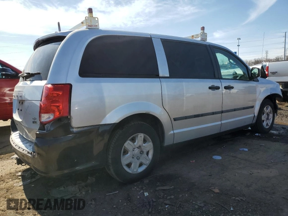 2011 Dodge Grand Caravan Cargo with VIN 2D4RN1AG5BR725941, listed as a Copart auction lot 50244065 with 57,831 mi miles and Salvage Title. Bid and sale history available at carsss.com. Image 3.