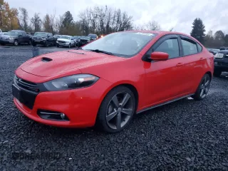 2016 Dodge Dart GT with VIN 1C3CDFEB1GD635492, listed as a Copart auction lot 80748384 with 92,579 mi miles and Salvage Title. Bid and sale history available at carsss.com. Image 1.