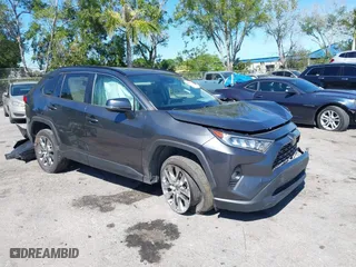 2021 Toyota RAV4 XLE Premium with VIN 2T3C1RFV5MC110773, listed as a IAAI auction lot 41863406 with 36,948 mi miles. Bid and sale history available at carsss.com. Image 1.
