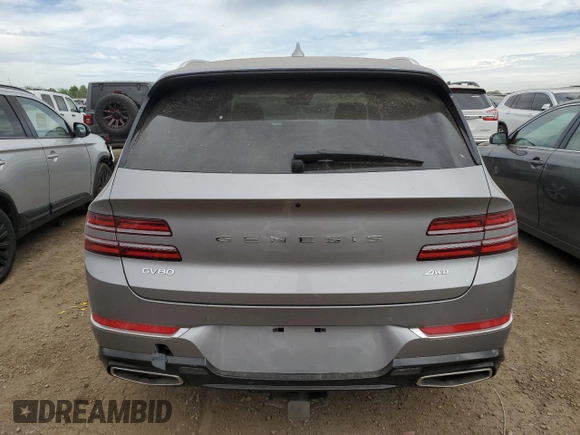 2022 Genesis GV80 с VIN KMUHBDSB0NU080352, выставлен на аукционе Copart как лот 56605035 с пробегом 33 561 миль миль и Списание • Salvage title. История ставок и продаж доступна на DreamBid. Изображение 6.