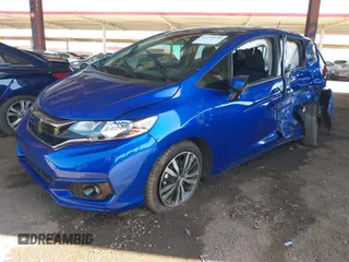 2019 Honda Fit EX with VIN 3HGGK5H83KM715128, listed as a IAAI auction lot 42714559 with 55,855 mi miles and . Bid and sale history available at DreamBid. Image 16.