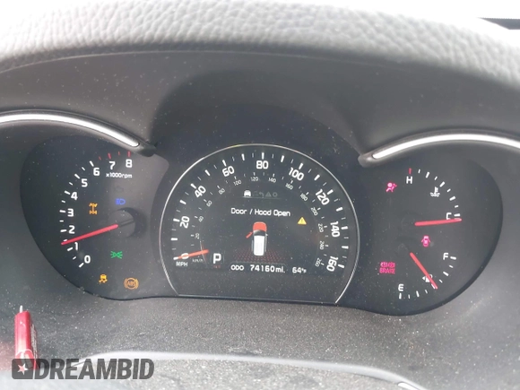 2015 Kia Sorento SX with VIN 5XYKWDA73FG633458, listed as a IAAI auction lot 41728711 with 74,160 mi miles. Bid and sale history available at carsss.com. Image 7.