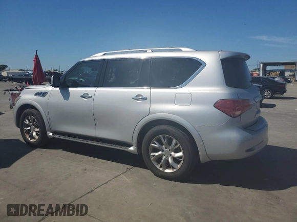 2012 Infiniti QX56 7-passenger with VIN JN8AZ2NF7C9519778, listed as a Copart auction lot 72638854 with 101,344 mi miles and Clean Title. Bid and sale history available at carsss.com. Image 2.