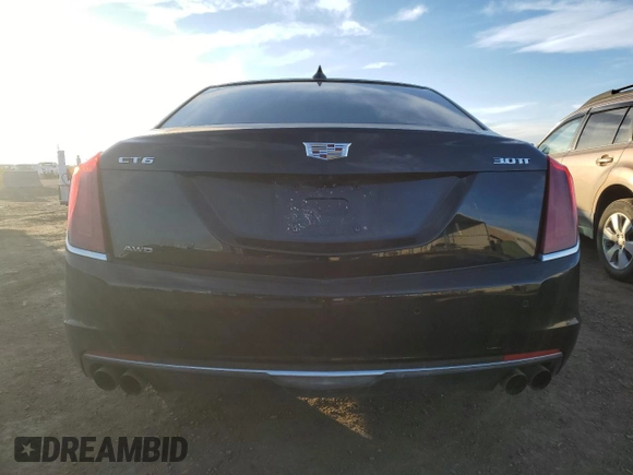 2017 Cadillac CT6 Premium Luxury AWD with VIN 1G6KH5R6XHU193058, listed as a Copart auction lot 43237085 with 70,253 mi miles and Salvage title. Bid and sale history available at DreamBid. Image 6.