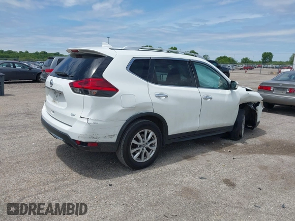 2017 Nissan Rogue SV with VIN KNMAT2MTXHP550384, listed as a IAAI auction lot 42364687 with 158,243 mi miles and . Bid and sale history available at DreamBid. Image 4.