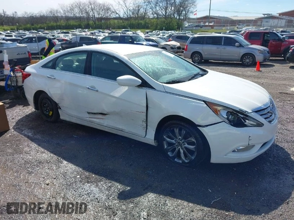 2011 Hyundai Sonata SE with VIN 5NPEC4AC1BH165655, listed as a IAAI auction lot 41874975 with 156,482 mi miles. Bid and sale history available at carsss.com. Image 1.