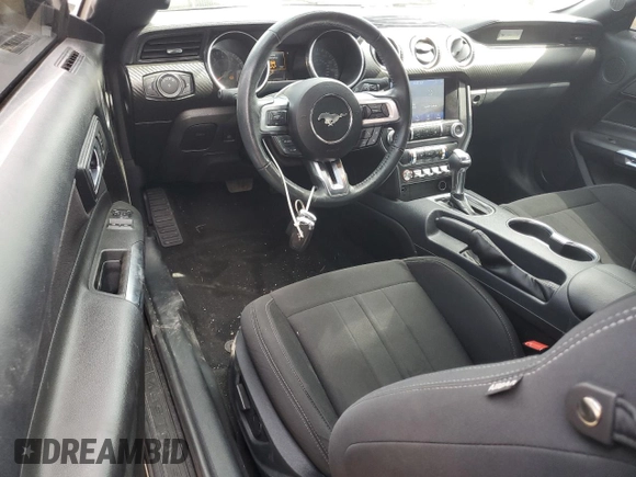 2022 Ford Mustang EcoBoost with VIN 1FA6P8TH8N5122837, listed as a Copart auction lot 51655955 with 32,303 mi miles and Salvage title. Bid and sale history available at DreamBid. Image 8.