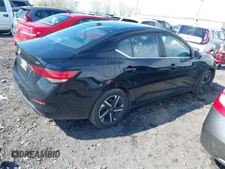 2024 Nissan Sentra SV with VIN 3N1AB8CV5RY337449, listed as a IAAI auction lot 42201953 with 20,727 mi miles. Bid and sale history available at carsss.com. Image 4.