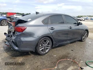 2021 Kia Forte GT-Line with VIN 3KPF34AD7ME340561, listed as a Copart auction lot 58385175 with 79,074 mi miles and Non repairable. Bid and sale history available at DreamBid. Image 3.