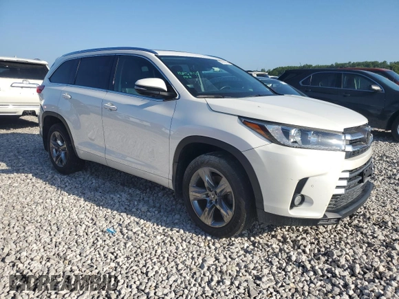 2018 Toyota Highlander Limited with VIN 5TDDZRFH4JS895693, listed as a Copart auction lot 59012735 with 94,357 mi miles and Salvage title. Bid and sale history available at DreamBid. Image 4.