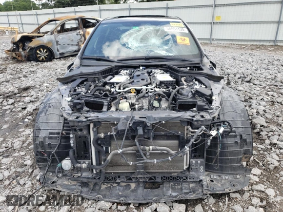 2021 Infiniti Q50 Signature Edition with VIN JN1EV7CP0MM704189, listed as a Copart auction lot 58651135 with 70,572 mi miles and Non repairable. Bid and sale history available at DreamBid. Image 5.