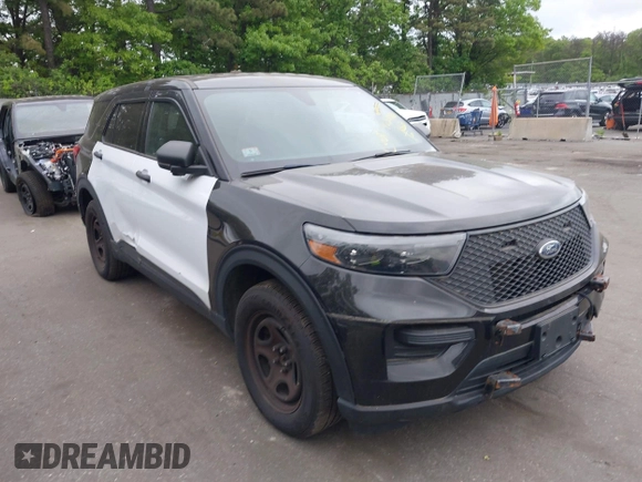 2021 Ford Police Interceptor Utility z VIN 1FM5K8AB7MGA43175, wystawiony jako IAAI lot #42322326 z przebiegiem Nie podano mil oraz . Historia ofert i sprzedaży dostępna na DreamBid. Obrazek 1.