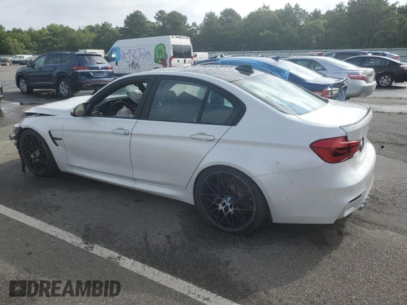 2018 BMW M3 with VIN WBS8M9C52J5J78766, listed as a Copart auction lot 63861693 with 22,269 mi miles. Bid and sale history available at carsss.com. Image 2.