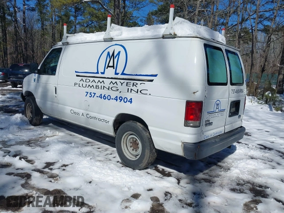 2007 Ford Econoline Cargo Commercial with VIN 1FTNE14WX7DB23318, listed as a IAAI auction lot 41560386 with 209,790 mi miles and . Bid and sale history available at DreamBid. Image 3.