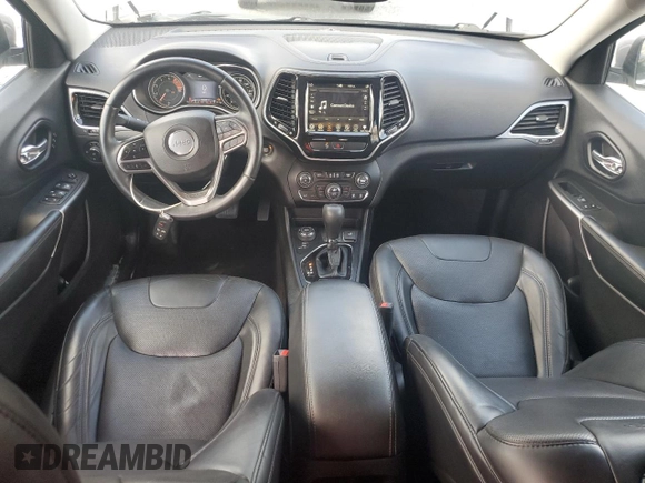 2019 Jeep Cherokee Limited with VIN 1C4PJMDN7KD116722, listed as a Copart auction lot 55806305 with 72,155 mi miles and Salvage title. Bid and sale history available at DreamBid. Image 8.