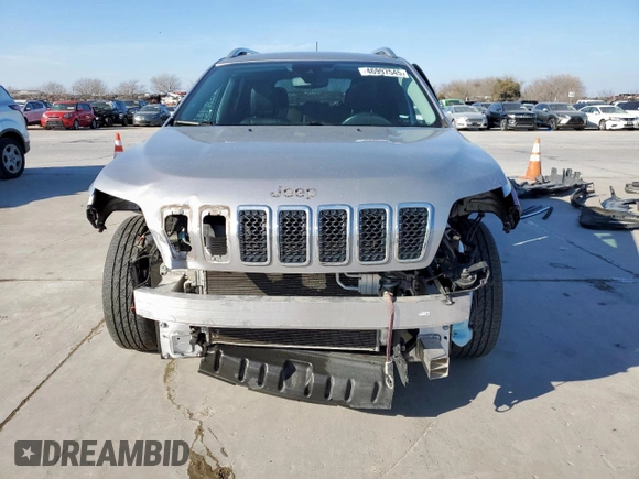 2021 Jeep Cherokee Latitude Lux with VIN 1C4PJLMX1MD113491, listed as a Copart auction lot 46997545 with 54,398 mi miles and Salvage Title. Bid and sale history available at carsss.com. Image 5.