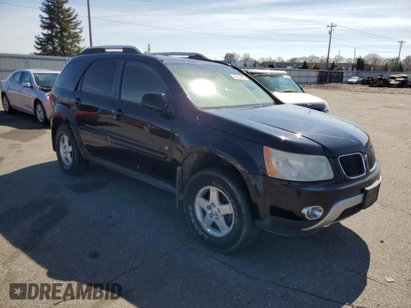 2007 Pontiac Torrent with VIN 2CKDL73F476019095, listed as a Copart auction lot 49854685 with 0 mi miles and Salvage Title. Bid and sale history available at carsss.com. Image 4.