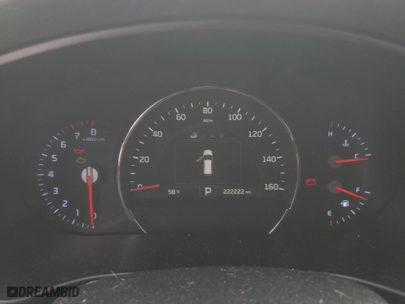 2017 Kia Sorento LX V6 with VIN 5XYPG4A54HG224325, listed as a Copart auction lot 51541545 with 222,222 mi miles and Clean Title. Bid and sale history available at carsss.com. Image 9.