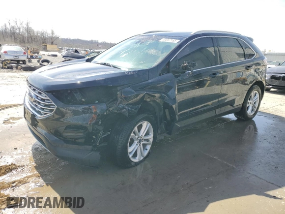 2019 Ford Edge SEL with VIN 2FMPK4J98KBB90303, listed as a Copart auction lot 49867165 with 167,759 mi miles and Salvage Title. Bid and sale history available at carsss.com. Image 1.