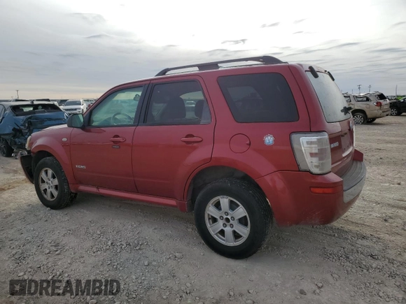 2008 Mercury Mariner with VIN 4M2CU81198KJ37794, listed as a Copart auction lot 41636785 with 221,945 mi miles and Salvage title. Bid and sale history available at DreamBid. Image 2.