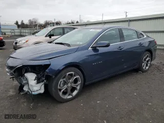 2020 Chevrolet Malibu LT with VIN 1G1ZD5ST9LF145581, listed as a Copart auction lot 47859735 with 16,965 mi miles and Salvage Title. Bid and sale history available at carsss.com. Image 1.