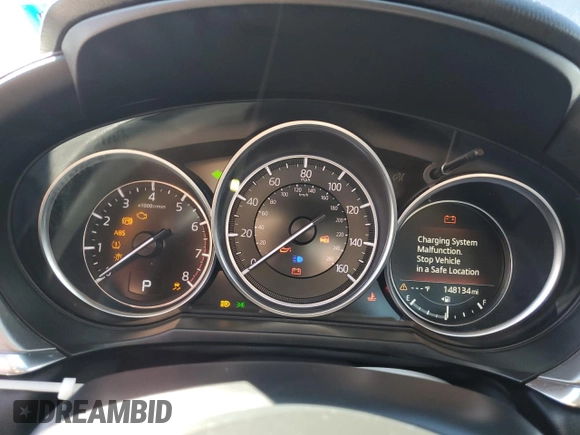 2019 Mazda 6 Grand Touring with VIN JM1GL1TY2K1502079, listed as a Copart auction lot 48495605 with 148,137 mi miles and Salvage Title. Bid and sale history available at carsss.com. Image 9.