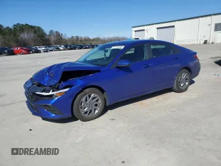 2024 Hyundai Elantra SEL with VIN KMHLM4DGXRU636720, listed as a Copart auction lot 45714345 with 22,652 mi miles and Salvage title. Bid and sale history available at DreamBid. Image 1.