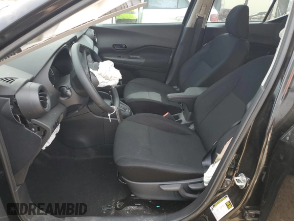 2024 Nissan Kicks S with VIN 3N1CP5BV6RL584440, listed as a Copart auction lot 47083115 with 2,042 mi miles and Salvage Title. Bid and sale history available at DreamBid. Image 7.