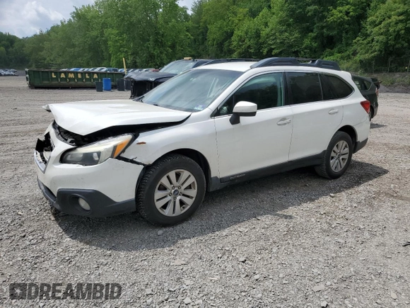 2015 Subaru Outback Premium with VIN 4S4BSACC5F3301946, listed as a Copart auction lot 57684565 with 292,892 mi miles and Salvage title. Bid and sale history available at DreamBid. Image 1.