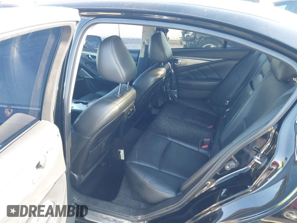 2019 Infiniti Q50 Luxe with VIN JN1EV7AP7KM516656, listed as a IAAI auction lot 42695766 with 100,206 mi miles and . Bid and sale history available at DreamBid. Image 8.