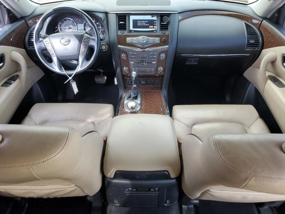 2020 Nissan Armada SL with VIN JN8AY2NC3L9618025, listed as a Copart auction lot 49819715 with 74,958 mi miles and Salvage Title. Bid and sale history available at carsss.com. Image 8.